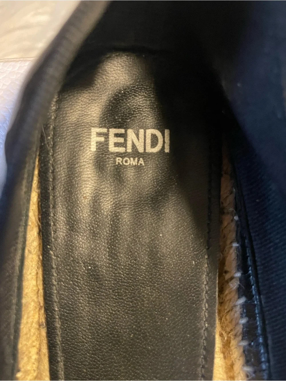 Fendi espadrille flats